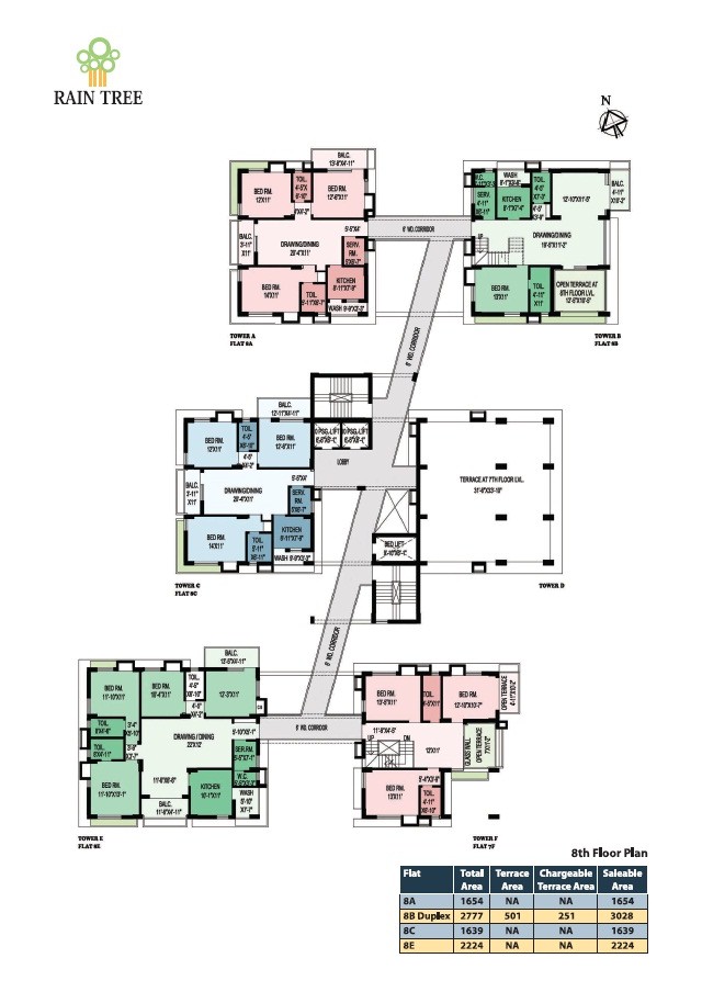 plan floor tree rain 8th